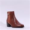 Regarde Le Ciel Jolene Side Panel Studs - Tan Leather
